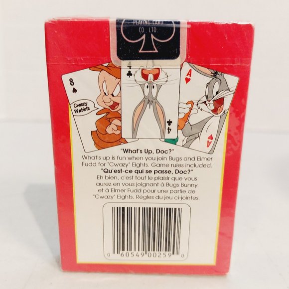 Vtg 1996 Bugs Bunny Playing Cards- new old stock - Picture 2 of 2